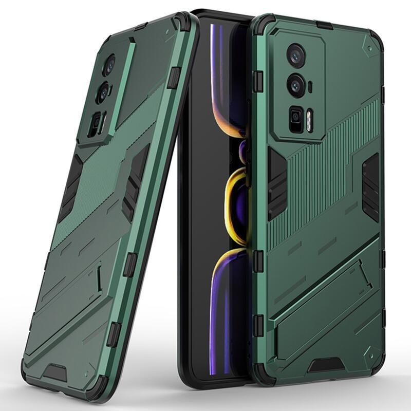Armory tartós hibrid borítás Xiaomi Poco F5 Pro készülékhez - zöld
