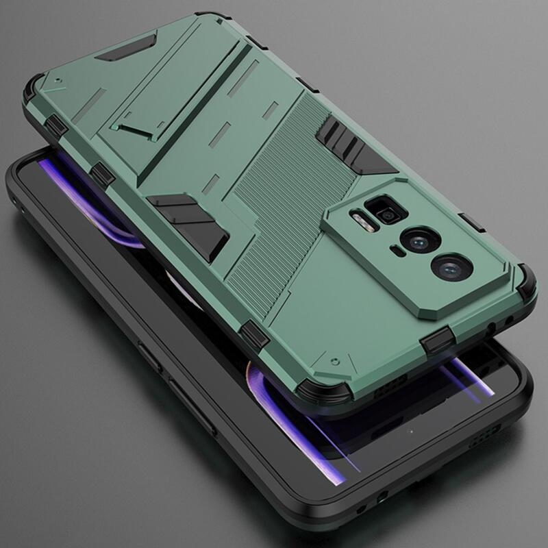 Armory tartós hibrid borítás Xiaomi Poco F5 Pro készülékhez - zöld