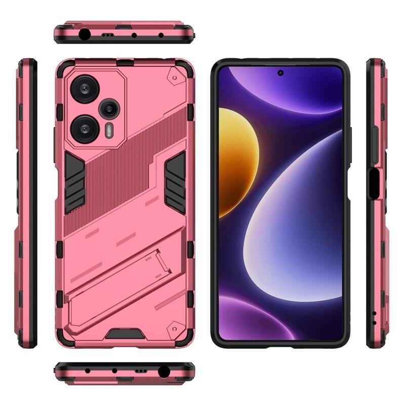Armory tartós hibrid borítás Xiaomi Poco F5-hez - rózsaszínű