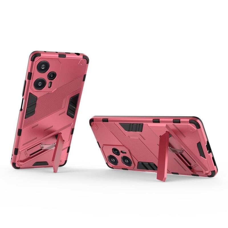 Armory tartós hibrid borítás Xiaomi Poco F5-hez - rózsaszínű