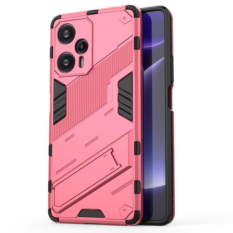 Armory tartós hibrid borítás Xiaomi Poco F5-hez - rózsaszínű