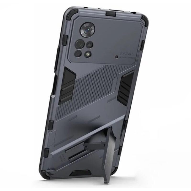 Armory tartós hibrid borítás Xiaomi Poco X4 Pro 5G készülékhez - sötétkék