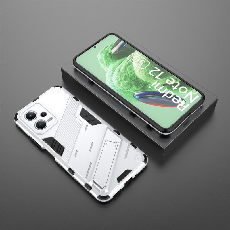 Armory tartós hibrid borítás Xiaomi Redmi Note 12 5G/Poco X5 5G - fehér