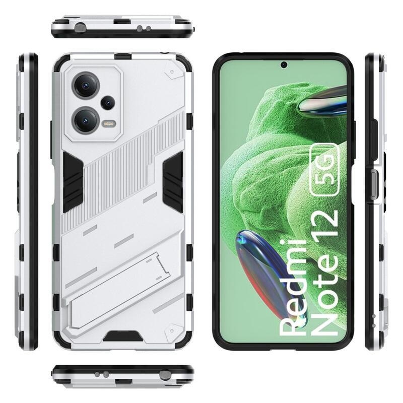 Armory tartós hibrid borítás Xiaomi Redmi Note 12 5G/Poco X5 5G - fehér