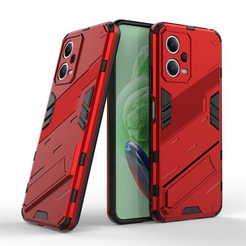 Armory tartós hibrid borító Xiaomi Redmi Note 12 5G/Poco X5 5G - piros