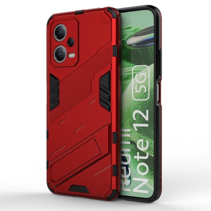 Armory tartós hibrid borító Xiaomi Redmi Note 12 5G/Poco X5 5G - piros