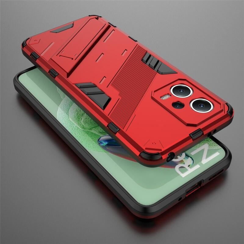 Armory tartós hibrid borító Xiaomi Redmi Note 12 5G/Poco X5 5G - piros