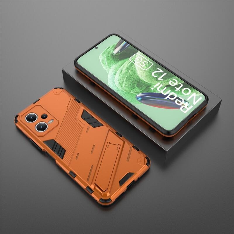 Armory tartós hibrid borító Xiaomi Redmi Note 12 5G/Poco X5 5G - narancssárga