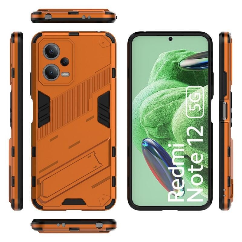 Armory tartós hibrid borító Xiaomi Redmi Note 12 5G/Poco X5 5G - narancssárga