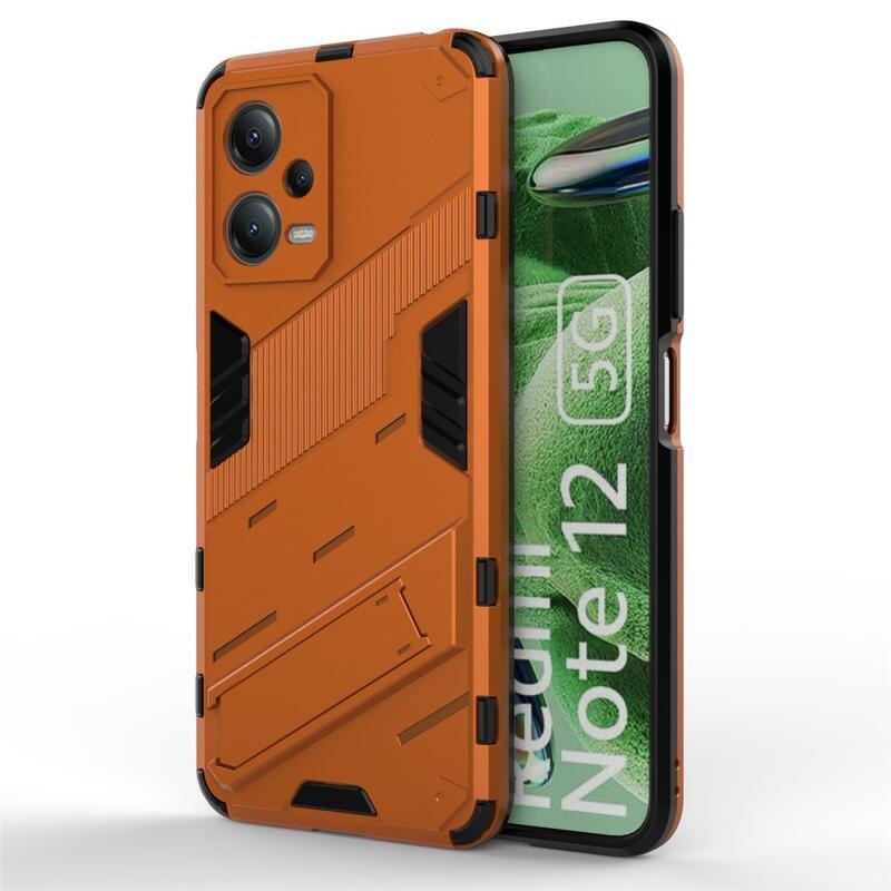 Armory tartós hibrid borító Xiaomi Redmi Note 12 5G/Poco X5 5G - narancssárga
