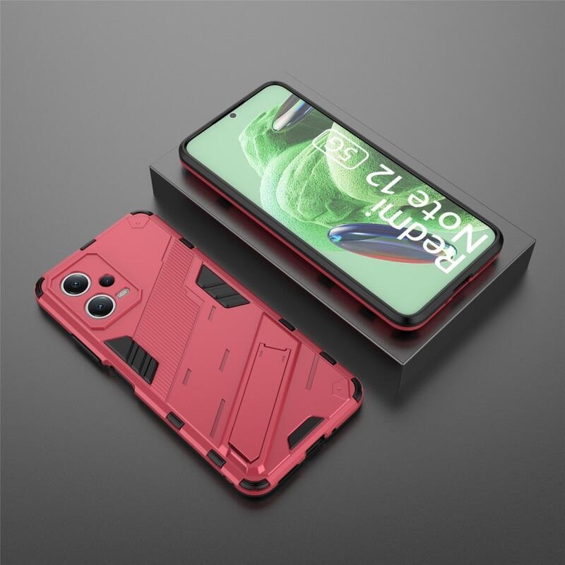 Armory tartós hibrid borítás Xiaomi Redmi Note 12 5G/Poco X5 5G - rózsaszínű