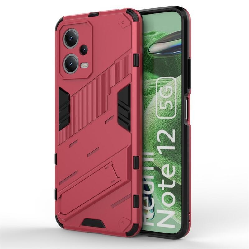 Armory tartós hibrid borítás Xiaomi Redmi Note 12 5G/Poco X5 5G - rózsaszínű