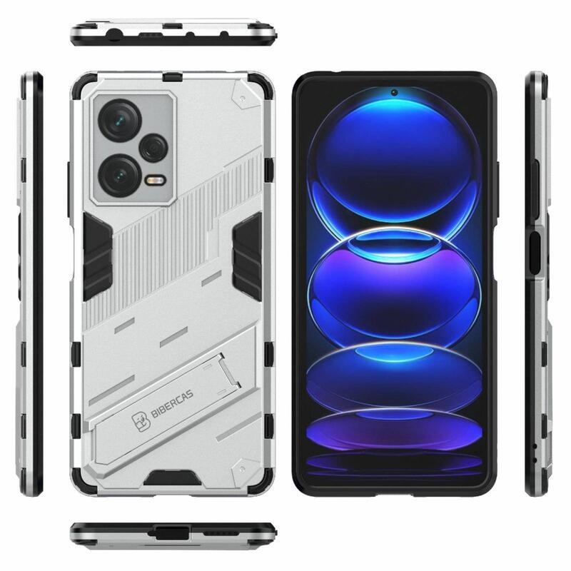Armory tartós hibrid borító Xiaomi Redmi Note 12 Pro+ 5G - fehér