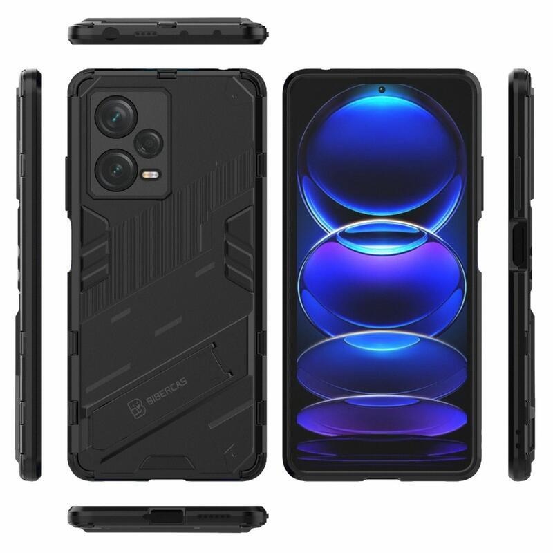 Armory tartós hibrid borító Xiaomi Redmi Note 12 Pro+ 5G - fekete