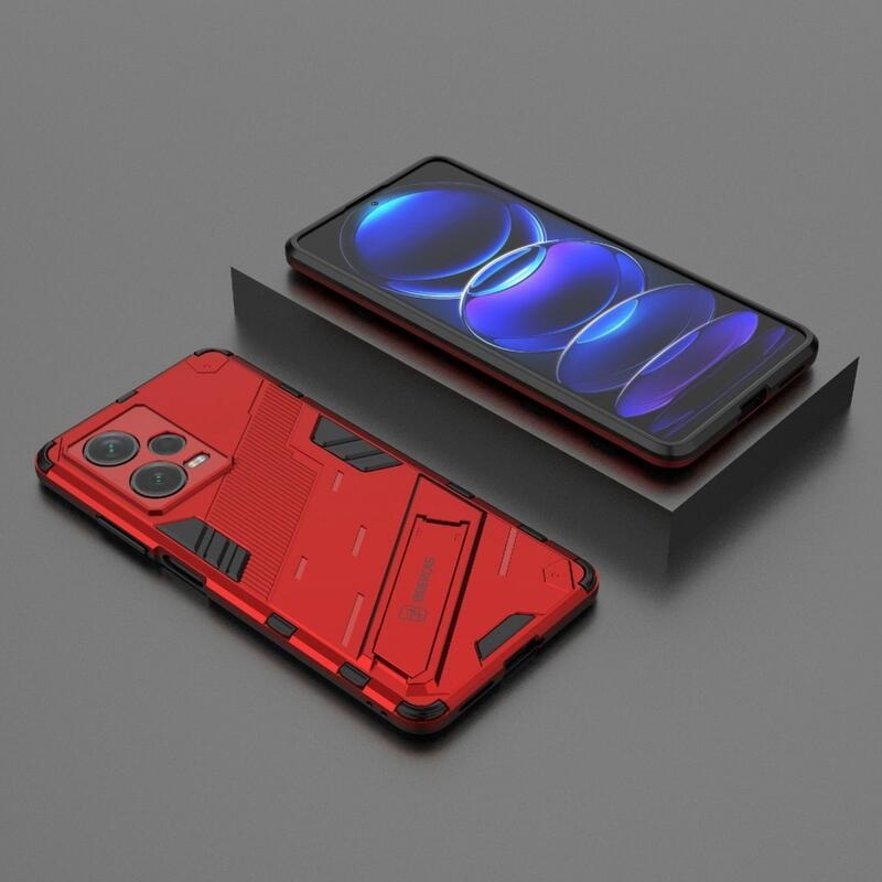 Armory tartós hibrid borító Xiaomi Redmi Note 12 Pro+ 5G - piros