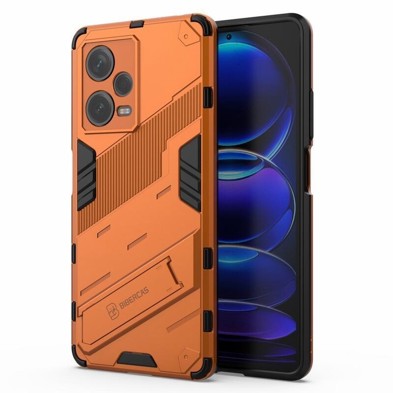 Armory tartós hibrid borító Xiaomi Redmi Note 12 Pro+ 5G - narancssárga színben