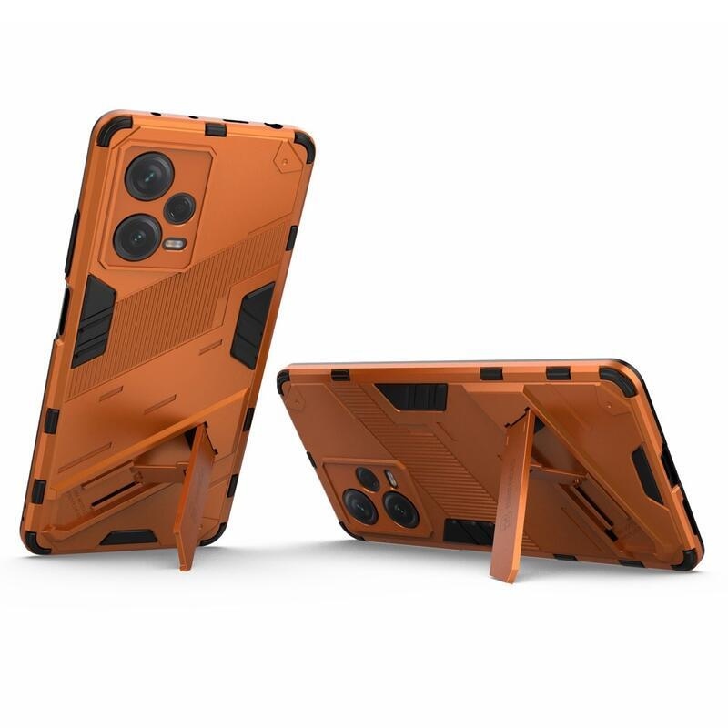Armory tartós hibrid borító Xiaomi Redmi Note 12 Pro+ 5G - narancssárga színben