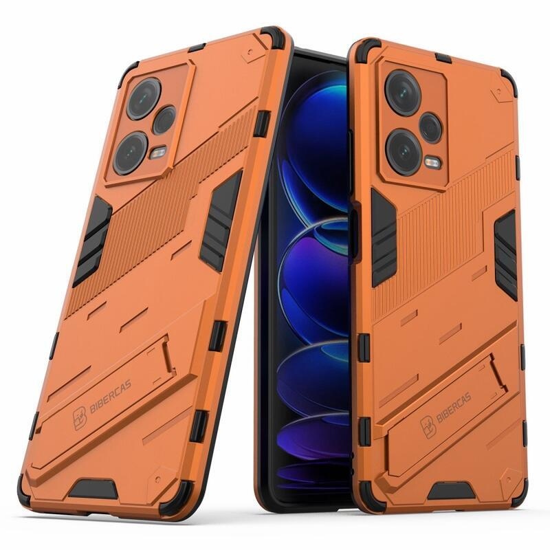 Armory tartós hibrid borító Xiaomi Redmi Note 12 Pro+ 5G - narancssárga színben
