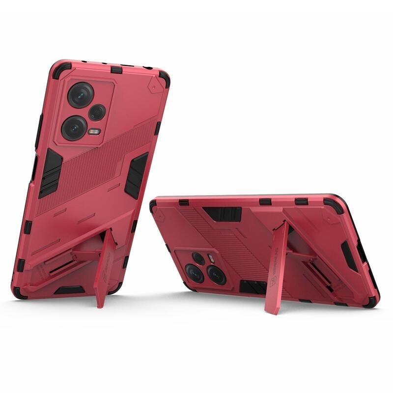 Armory tartós hibrid borító Xiaomi Redmi Note 12 Pro+ 5G - rózsaszínű
