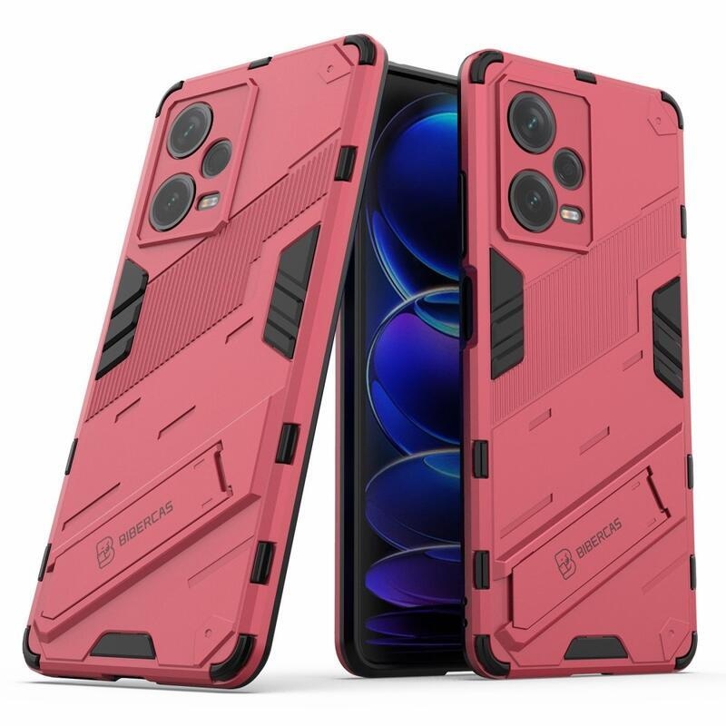 Armory tartós hibrid borító Xiaomi Redmi Note 12 Pro+ 5G - rózsaszínű