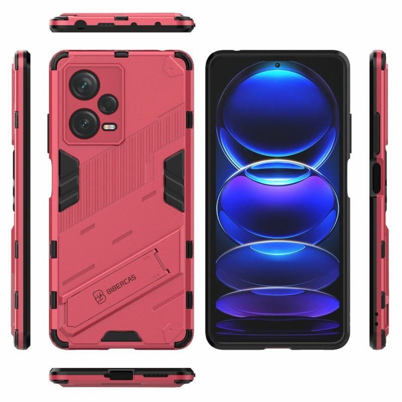 Armory tartós hibrid borító Xiaomi Redmi Note 12 Pro+ 5G - rózsaszínű
