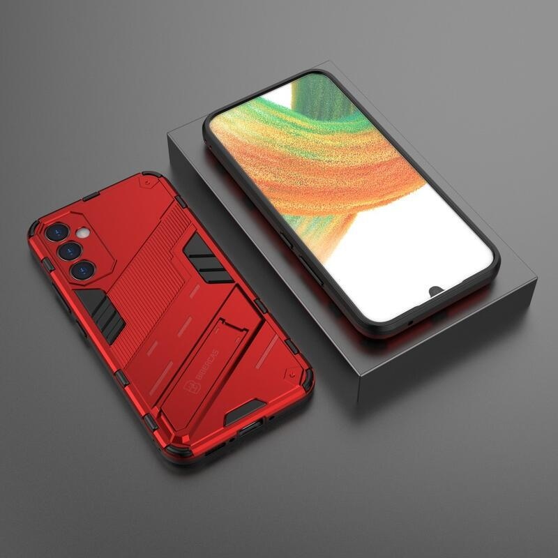 Armory tartós hibrid borító Samsung Galaxy A34 5G készülékhez - piros