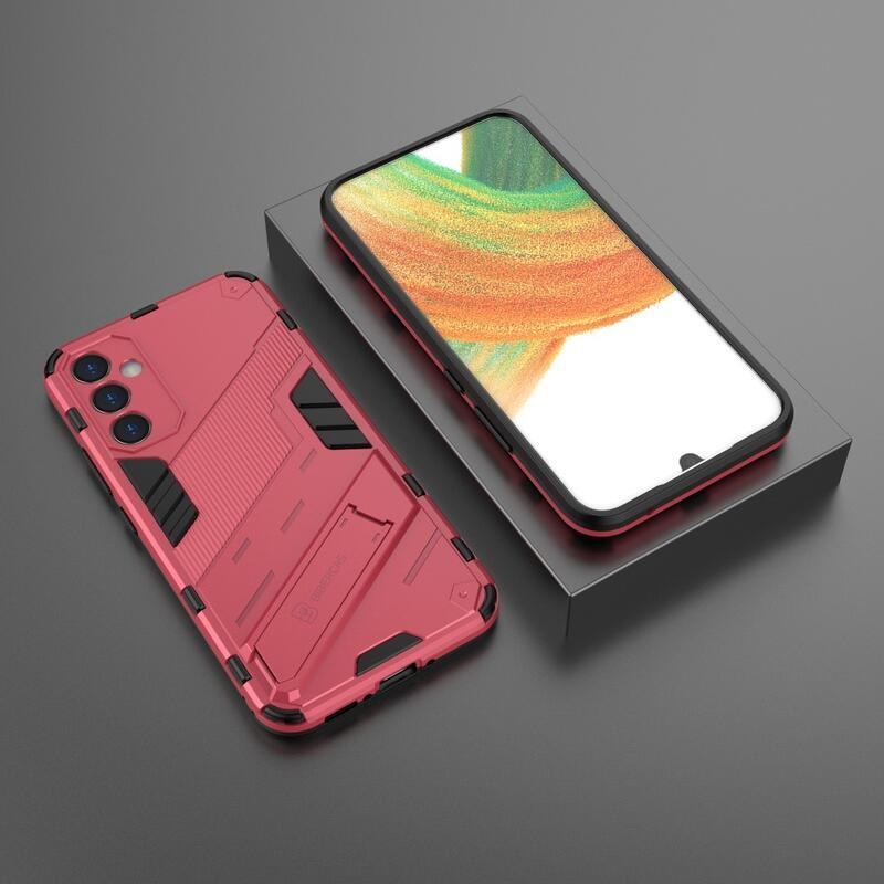 Armory tartós hibrid borító Samsung Galaxy A34 5G készülékhez - rózsaszínű