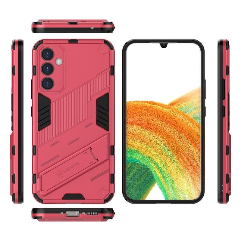 Armory tartós hibrid borító Samsung Galaxy A34 5G készülékhez - rózsaszínű