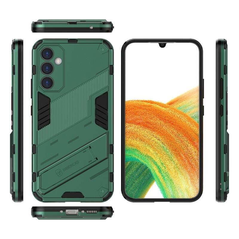 Armory tartós hibrid borító Samsung Galaxy A34 5G készülékhez - zöld