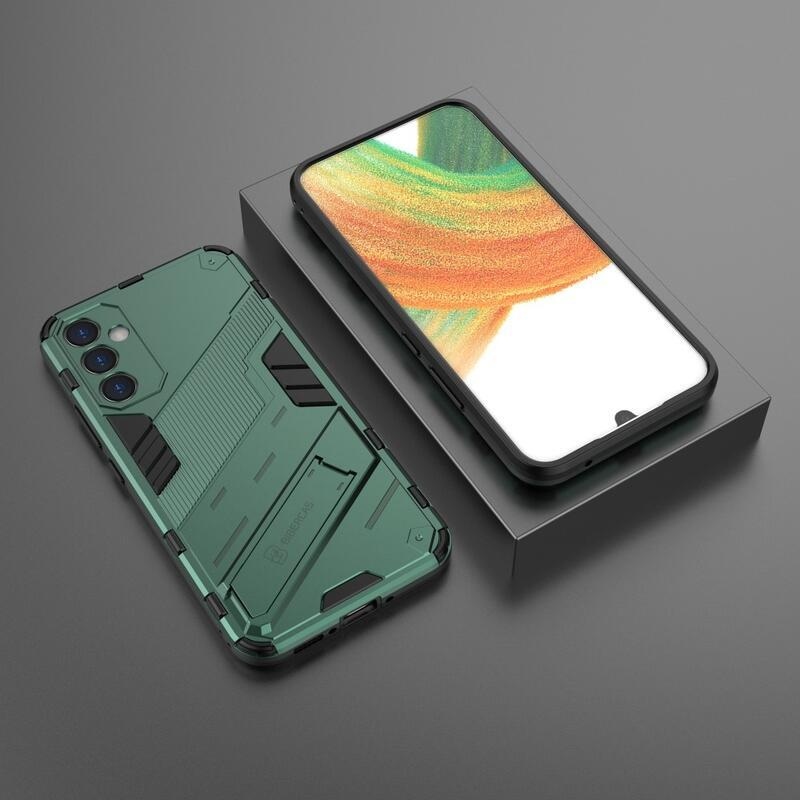 Armory tartós hibrid borító Samsung Galaxy A34 5G készülékhez - zöld