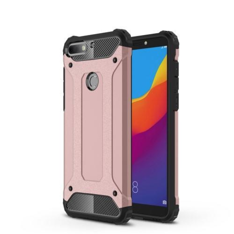 Armor tartós hibrid tok Huawei Y7 Prime (2018) - rózsaarany