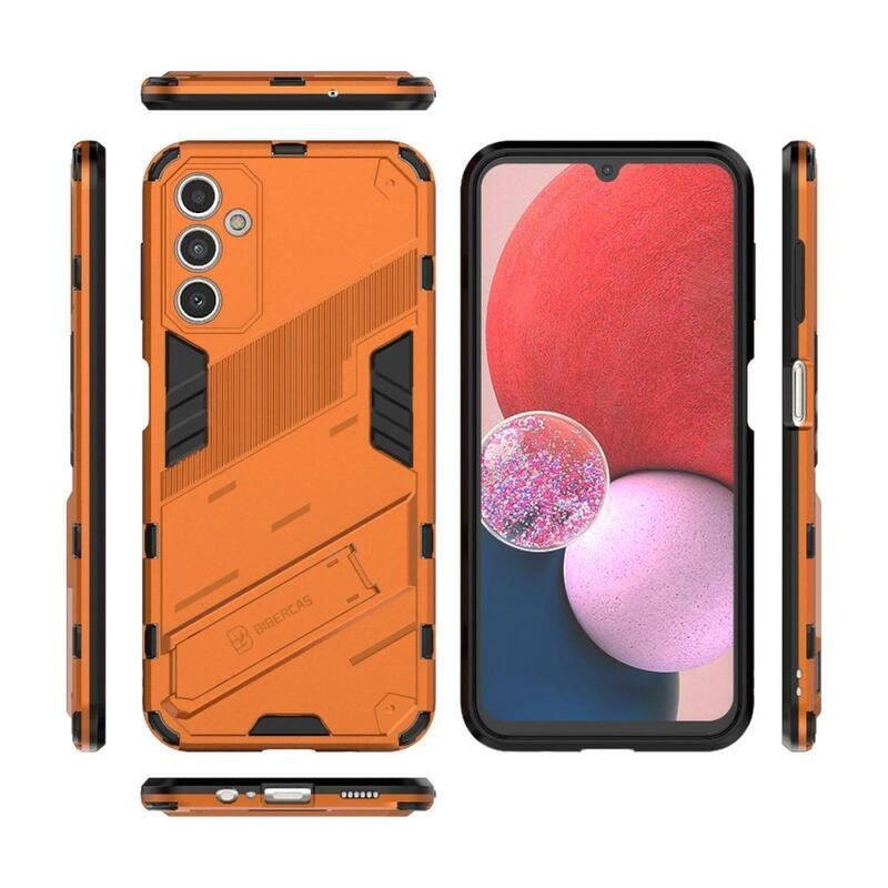 Tartós borítás Samsung Galaxy A14 4G/5G készülékhez - narancssárga színben