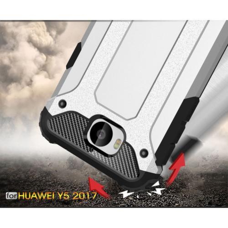 Tartós páncél tok Huawei Y6 (2017) - szürke