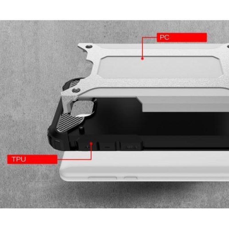 Tartós páncél tok Huawei Y6 (2017) - szürke