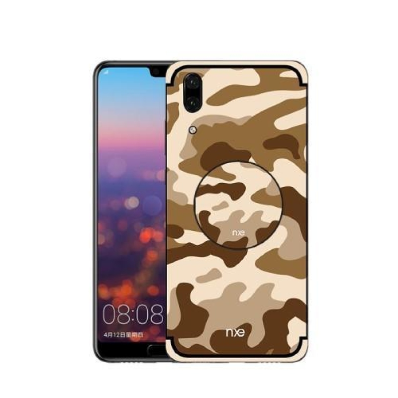 Army hibrid zselés tok Huawei P20-hoz - barna