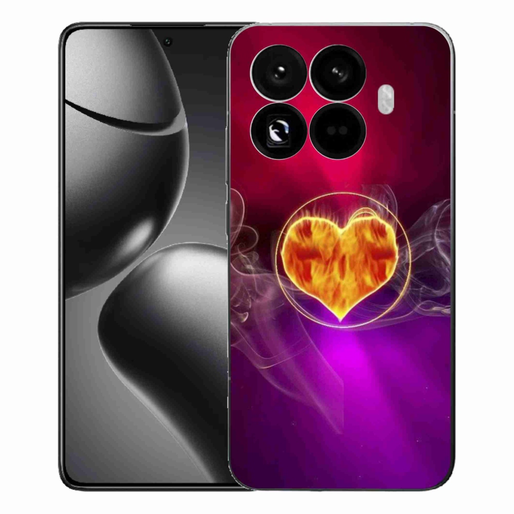Gél borítás mmCase a Xiaomi 15T Pro számára - tüzes szív