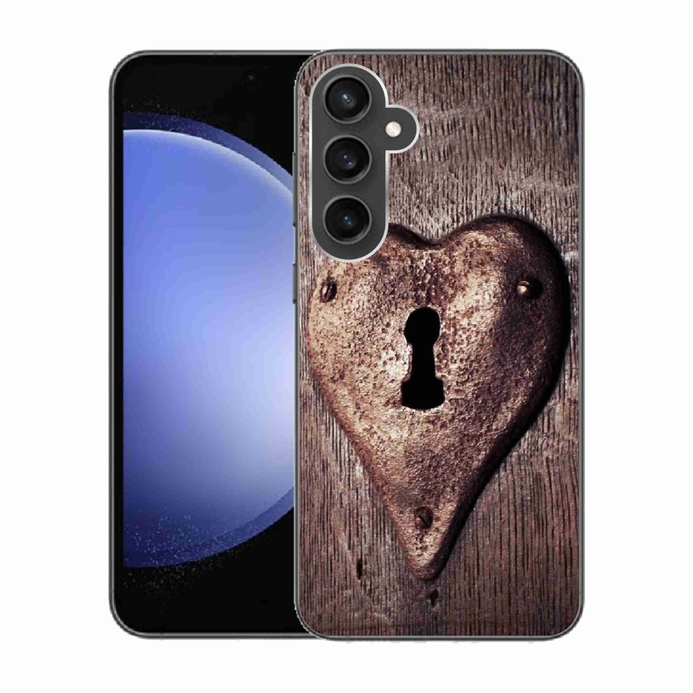 Zselés borítás mmCase Samsung Galaxy S23 FE készülékhez - szív alakú zár