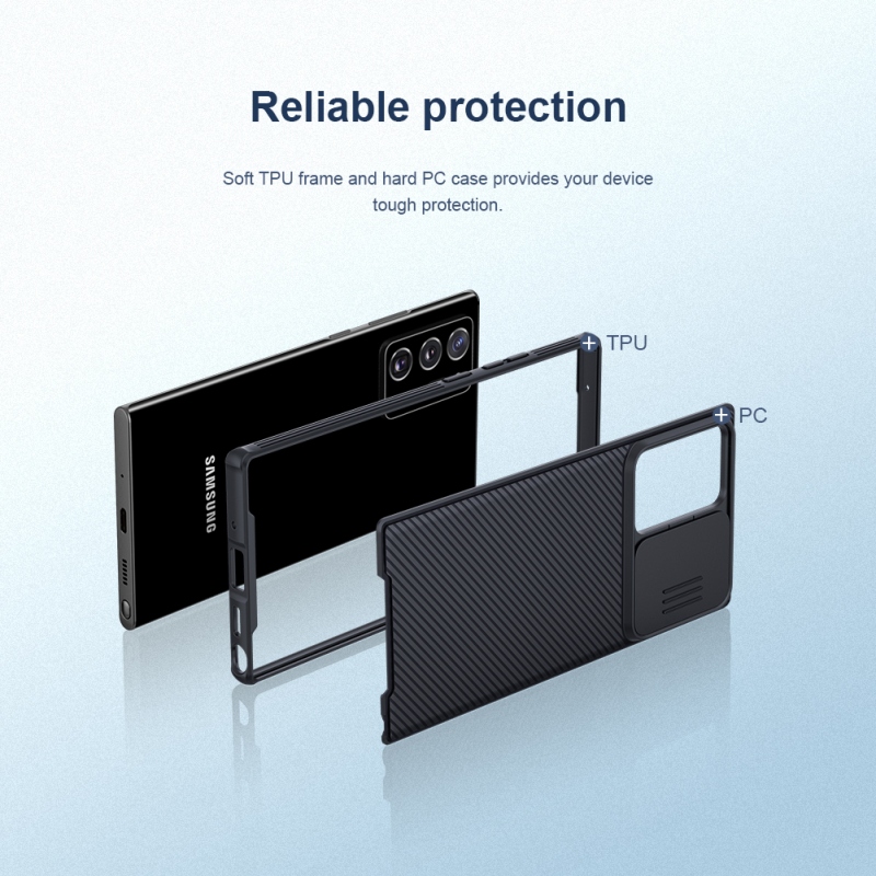Nillkin CamShield PRO hátlap a Samsung Galaxy Note 20 Ultra Black számára