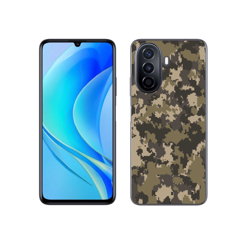 Gél borítás mmCase a Huawei Nova Y70 készülékhez - terepszínű minta 12