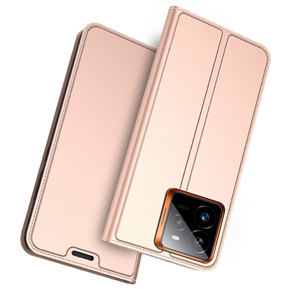 DUX könyvtáska Realme GT 7 Pro 5G - rózsaarany színben