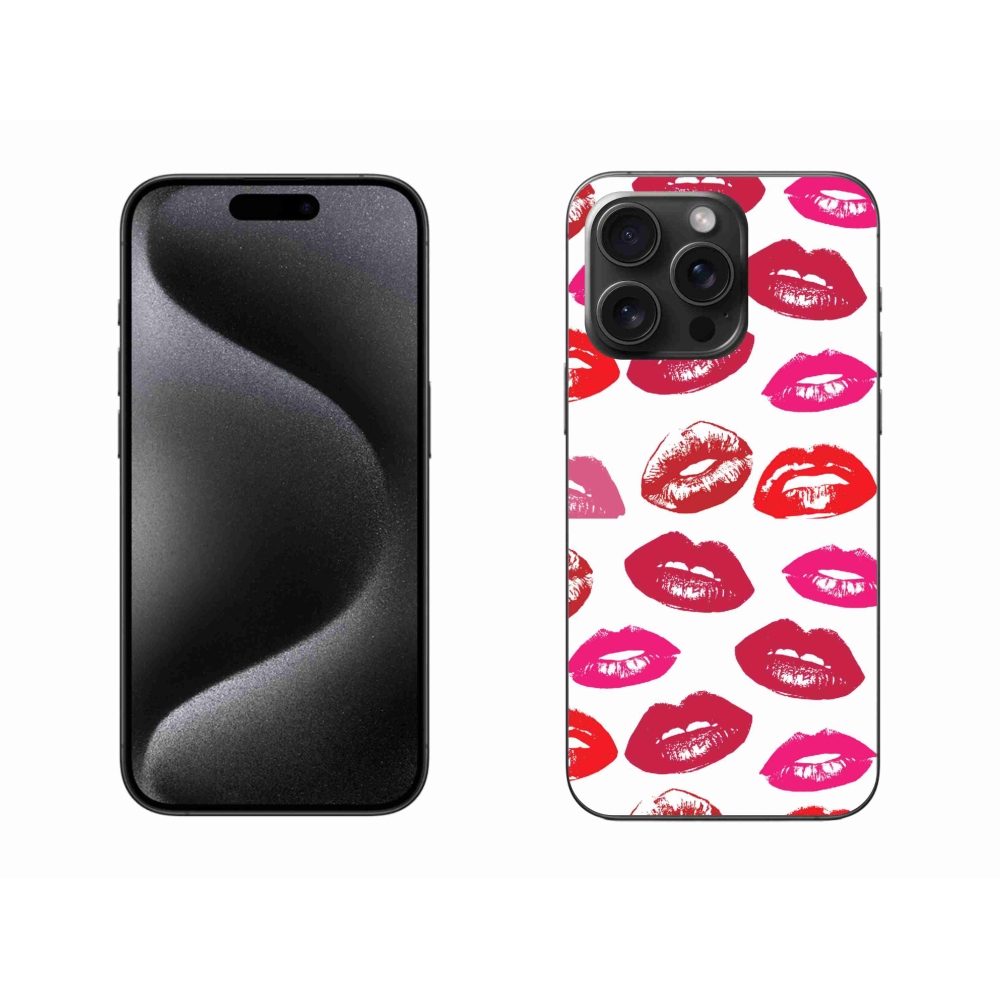 Gél védőburkolat mmCase iPhone 15 Pro Max készülékhez - ajkak