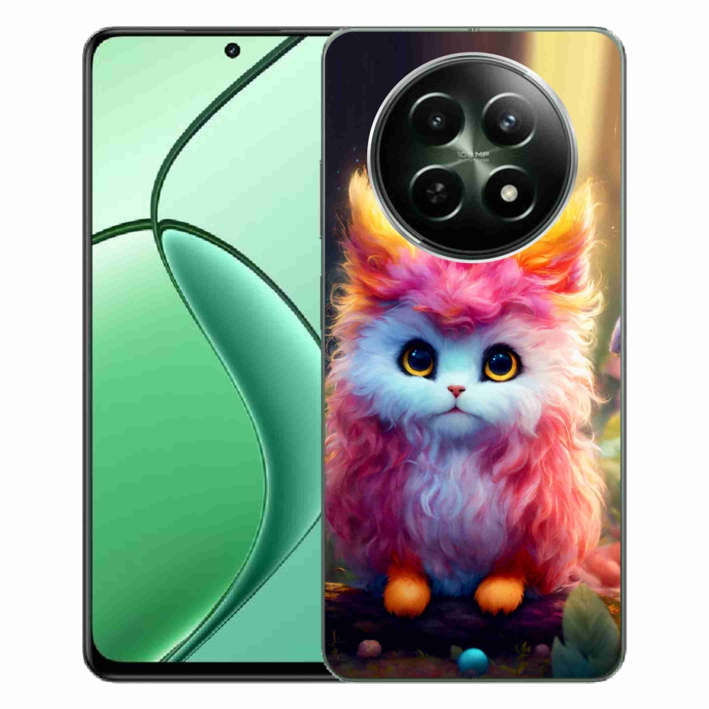Gél borítás mmCase a Realme 12 5G/12x 5G - aranyos cica 5