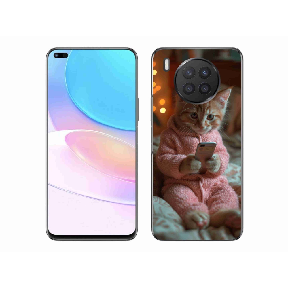 Gél borító mmCase a Huawei Nova 8i - baba mobillal