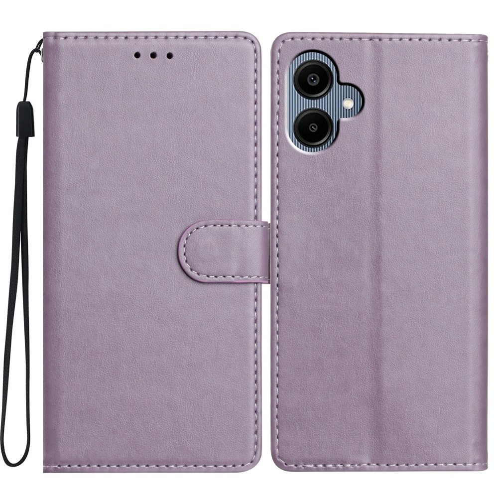 Vérrögök könyv tok Samsung Galaxy A07 4G-hez - lila