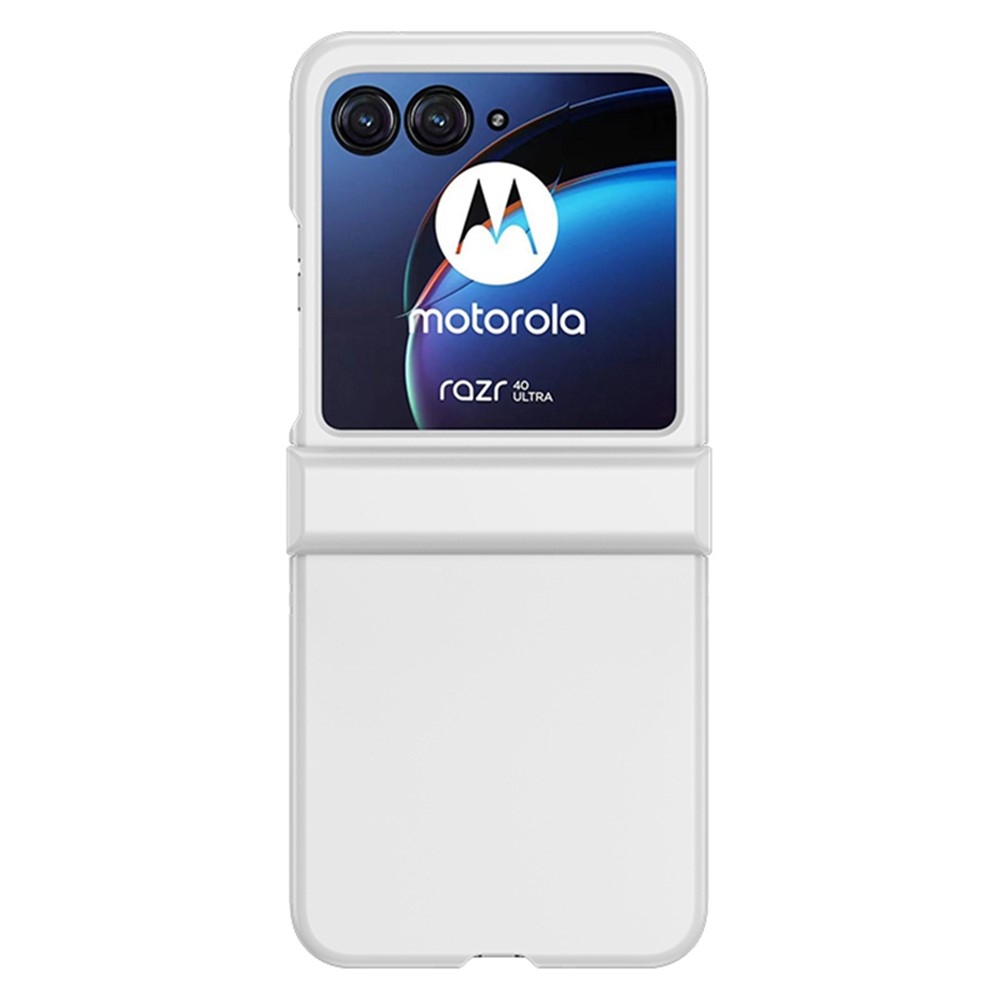 Kemény műanyag borítás Motorola Razr 40 Ultra 5G készülékhez - fehér