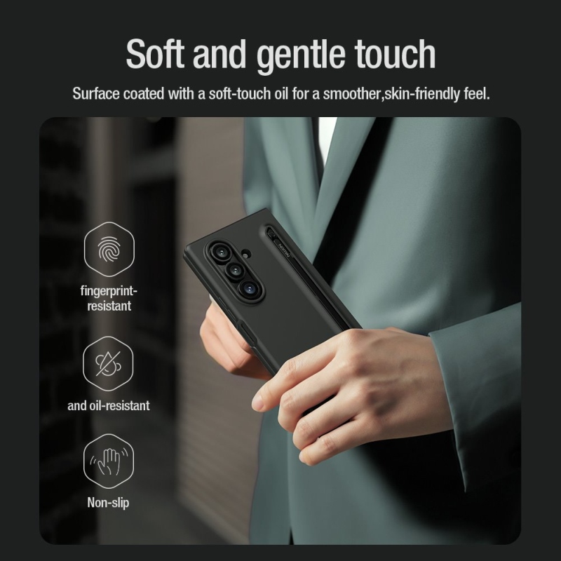 Nillkin Flex Flex Pure Fold tolltartó fedele a Samsung Galaxy Z Fold 7 világoszöldhöz