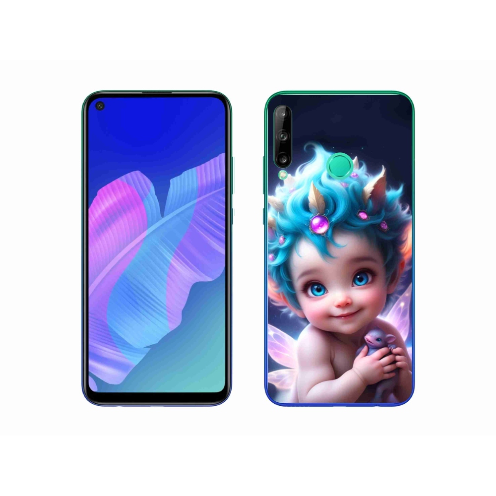 Gél borítás mmCase a Huawei P40 Lite E - baba pillangószárnyakkal