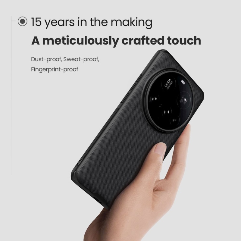 Nillkin Super Frosted PRO mágneses hátlap Xiaomi 15 Ultra Fekete