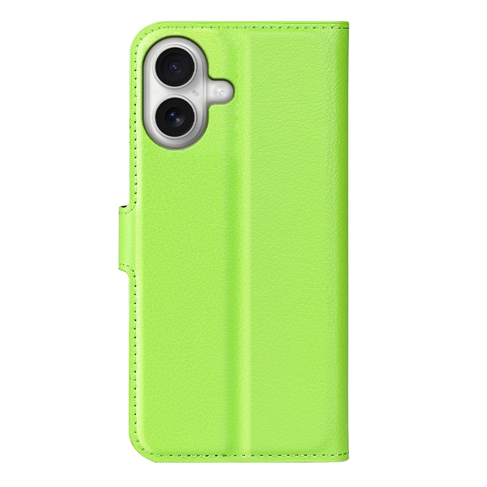 Litchi könyvtáska iPhone 17 készülékhez - zöld