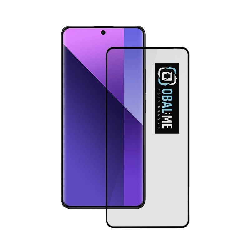 CSOMAG:ME 5D edzett üveg Xiaomi Redmi Note 13 Pro+ 5G Fekete